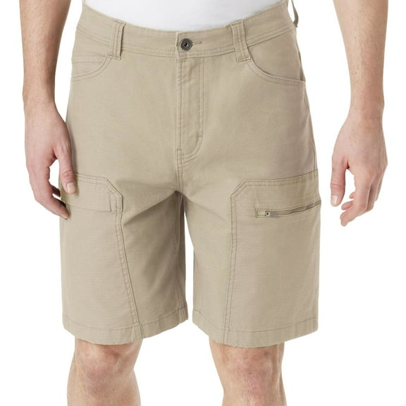 BASS OUTDOOR Mens Classic Casual Cargo Shorts, Brown, 40