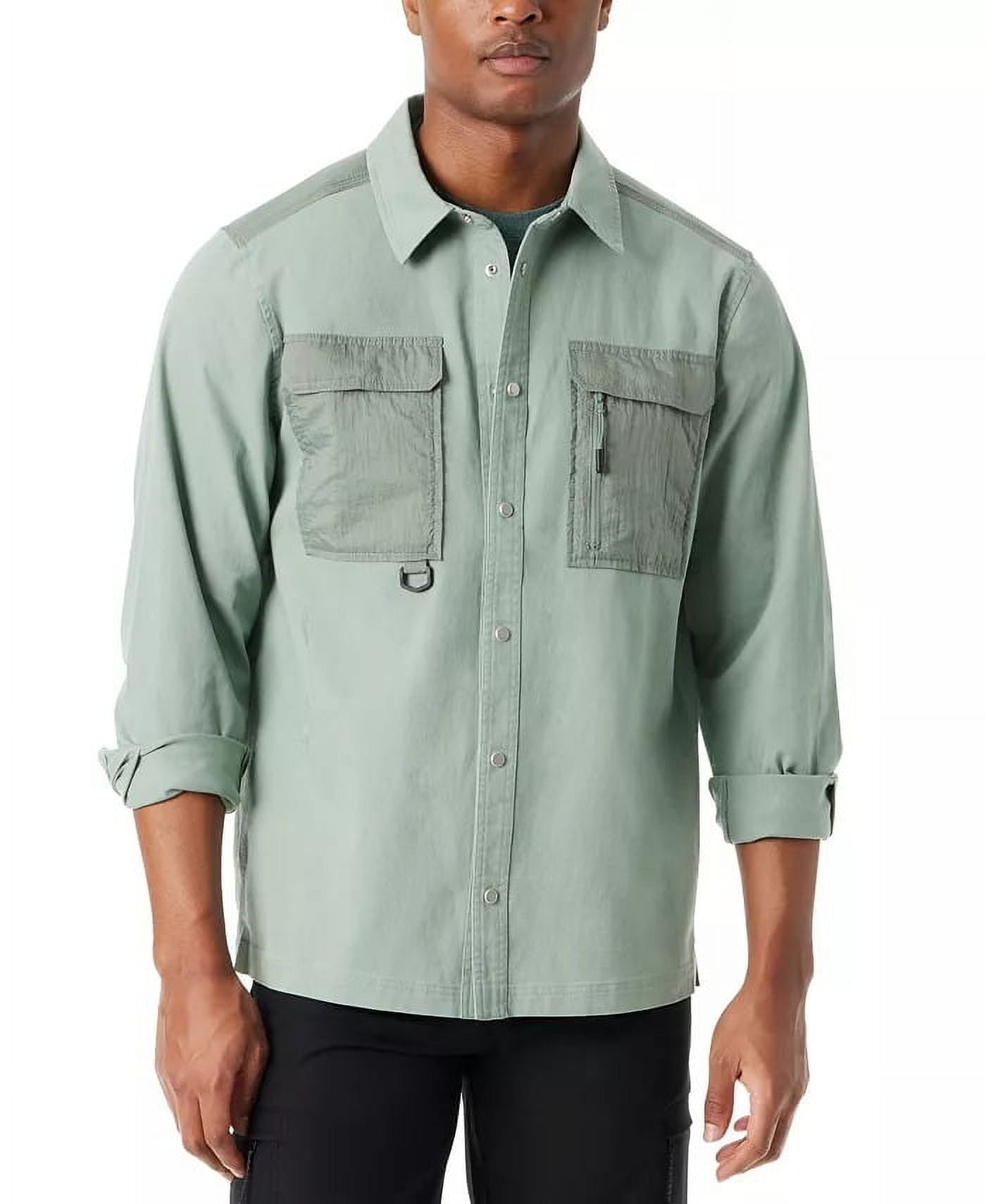 Bass Outdoor Men's Packable Anorak Jacket Green Size Medium