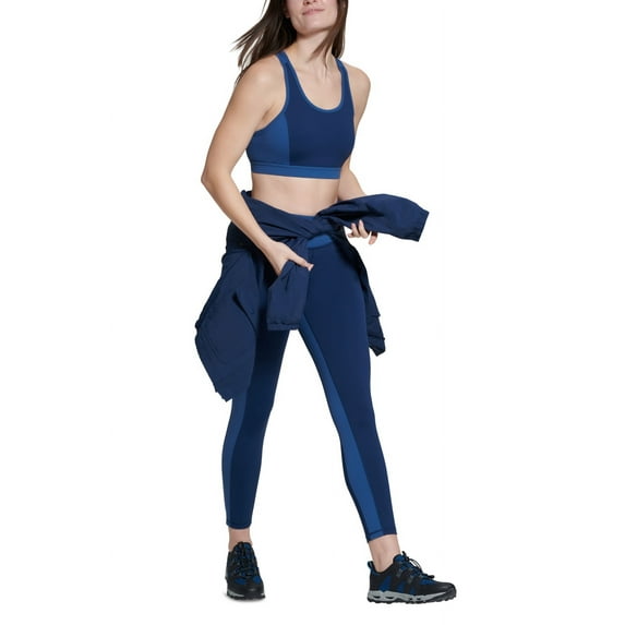 Bass Outdoor Women's Benton Po Back Pocket Sports Bra Blue Size Small