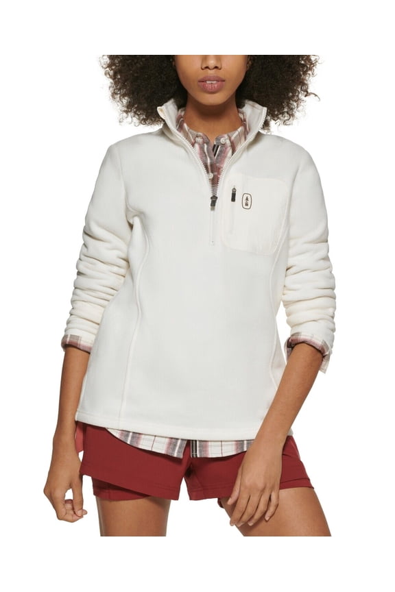 Women's Highline Trail Half Zip Fleece Jacket, Chalk, Large