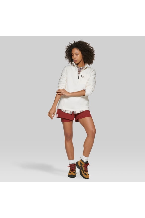 Women's Highline Trail Half Zip Fleece Jacket Chalk Small