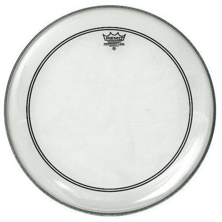 Remo Drum Heads 3701347 23 in. Dia. Bass 3 Clearer Powerstroke with 2.5 in. Impact Patch