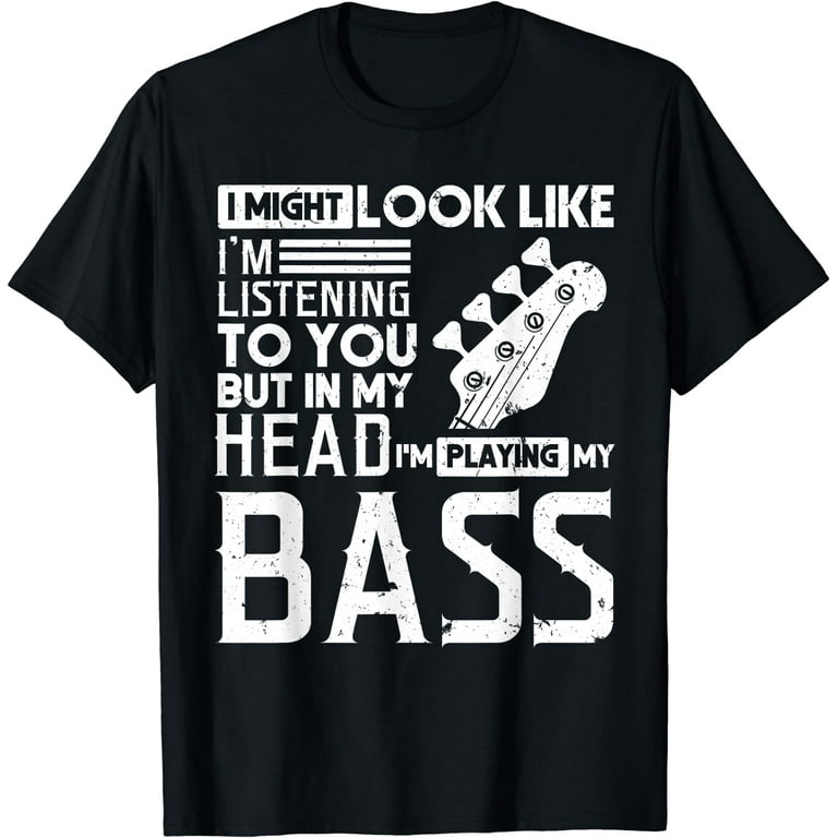 Bass Player Vintage Retro Design Shirt - Bassist Gift Neck T-Shirt Bass Player Vintage Retro Design Shirt - Bassist Gift Neck T-Shirt