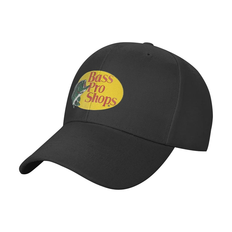 Bass Pro Shop Casquette Black Adjustable Mesh Baseball Cap for Hat