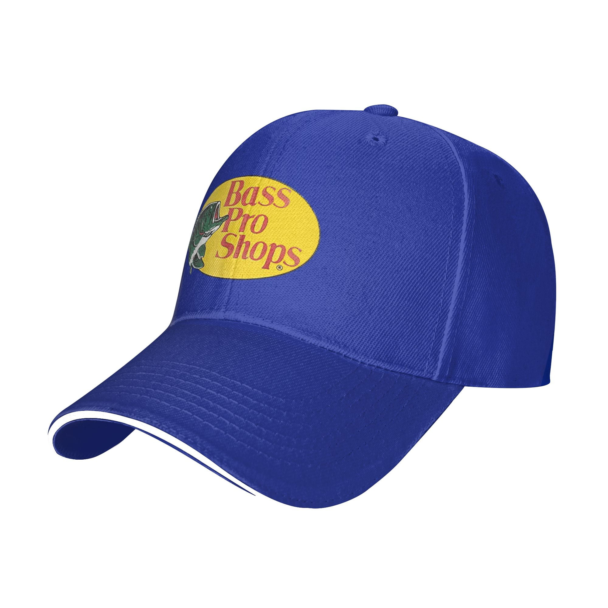 Bass Pro Shop Casquette Blue- One Size Fits All Snapback Closure - Great  for Hunting & Fishing 
