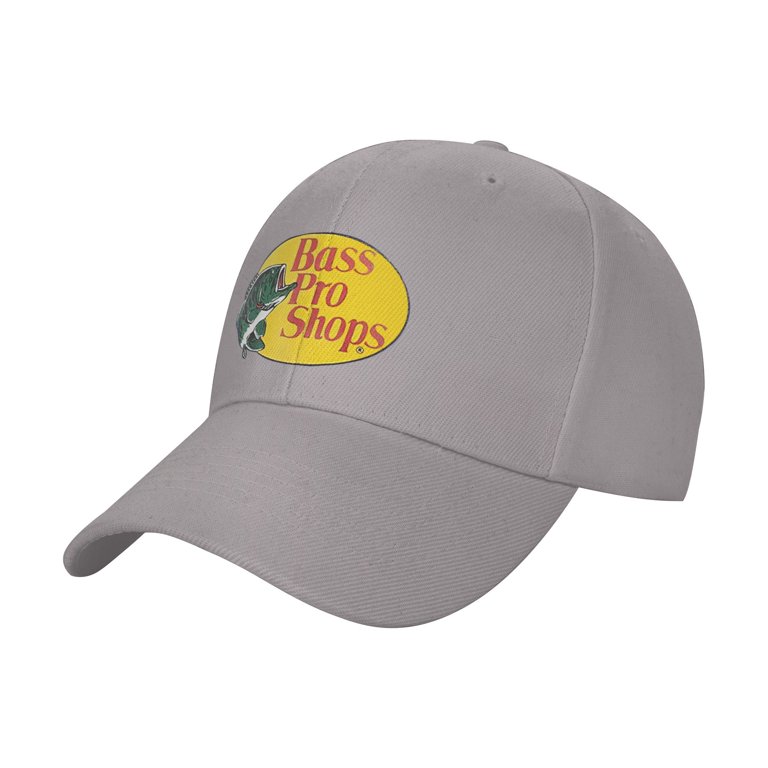 Bass Pro Shop Casquette Gray Adjustable Mesh Baseball Cap for Hat Fishing  Hat Unisex 