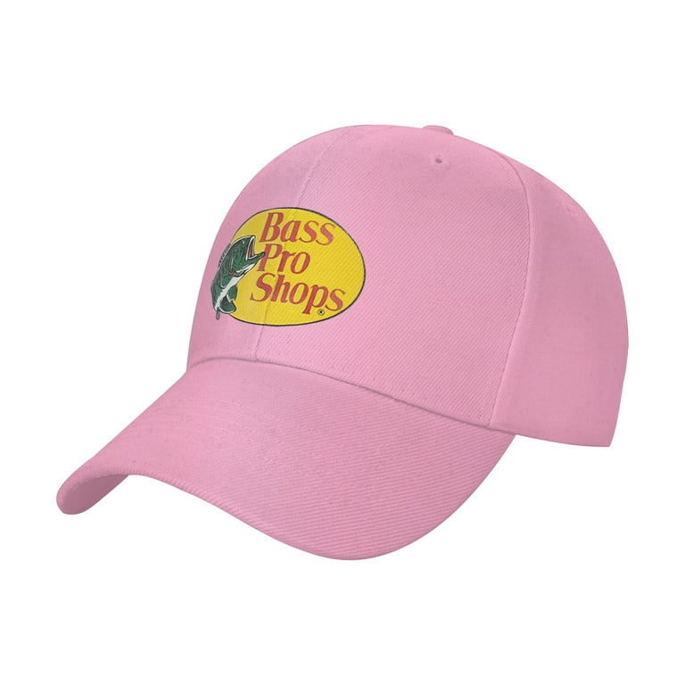 Mryumi Bass Pro Shop Casquette Pink Adjustable Mesh Baseball Cap for Hat Fishing Hat Unisex, adult Unisex, Size: One Size