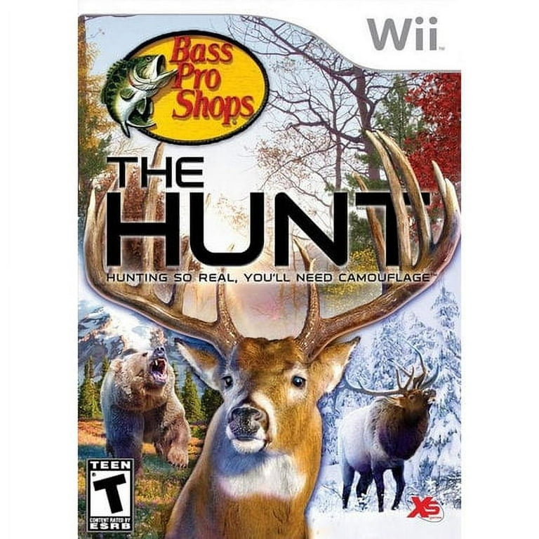 Nintendo Wii-BASS PRO SHOP OUTDOOR MEGA PACK:The Hunt & The Strike