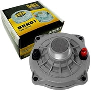 Bass Rockers 300W Compression Horn Driver Screw-On 1" Throat BRHD1 150W RMS 2"Replacebable Voice Coil, Very Loud 107dB for Great Tweet High Frequency Car, Home, DJ, Pro Audio Sound Systems