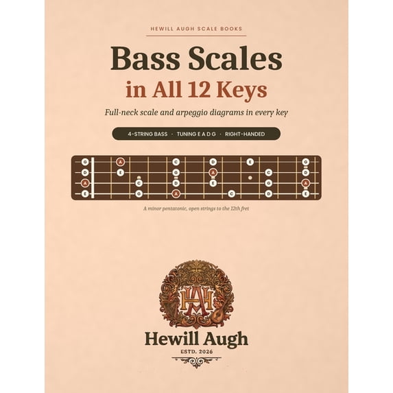 Major Instrument Hewill Augh Musical Instrument Scale Boo Bass Scales in All 12 Keys ...