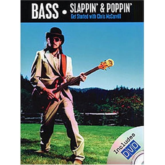 Rock House Chris McCarvill - Bass Slappin' and Poppin' Music Sales America Softcover with DVD by Chris McCarvill