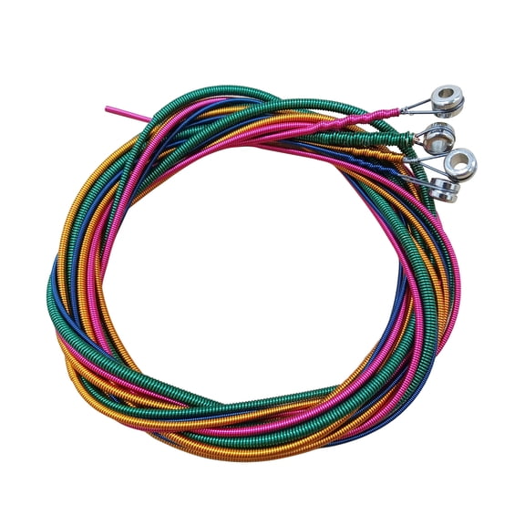 Bass Strings, 4 String Bass Strings Electric Bass Strings Quality 0.44mm-1.00mm Colorful Head Electric Bass String Sets