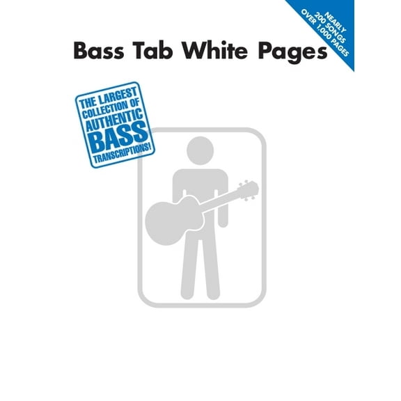 Bass Tab White Pages Hal Leonard Sheet Music Songbook 200 Songs with Note-For-Note Bass Transcriptions and Tablature Roc, (Paperback)