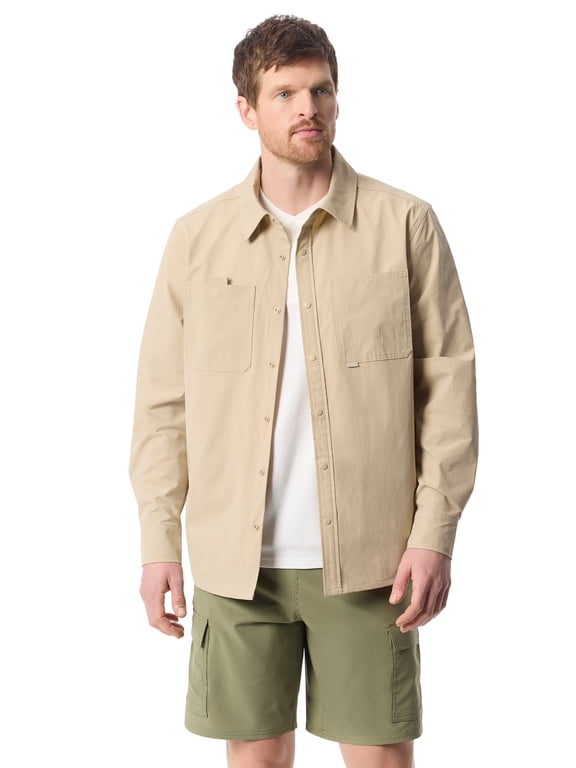 Bass & Co Men's Techstop Shacket, Sizes S-3XL