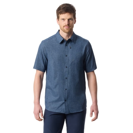 G.H. Bass Bass & Co Men's Traveler Shirt with Short Sleeves, Size S-3XL