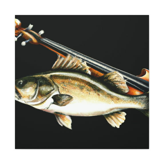 Bass in Hyperrealism - Canvas