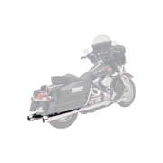 Bassani 4 Megaphone Chrome Slip-On Mufflers w/Chrome End Caps FLH-517