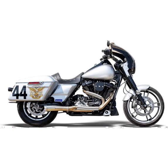 Bassani Competition 2 Stainless Steel 2-into-1 Exhaust System (1F92SS)