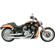 Bassani Road Rage 12" Megaphone Chrome Short 2-into-1 System 1V12J