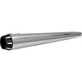 thumbnail image 1 of Bassani Black Billet End Cap w/ Contrasting Flutes for Long Megaphone Muffler (BELMR), 1 of 2