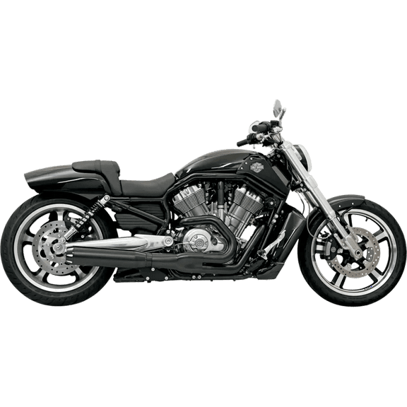 Bassani Road Rage II 2-into-1 B1-Power Series Black Exhaust System (1V38RB)