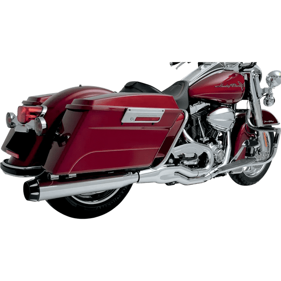 Bassani Road Rage II 2-into-1 Chrome B1-Power Series Exhaust System (FLH-777)