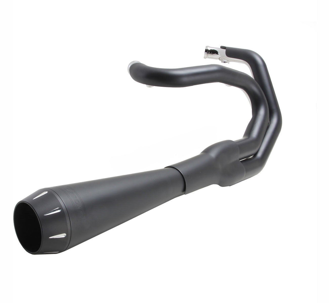 Bassani Road Rage II Mega-Power 2-into-1 Black Exhaust
