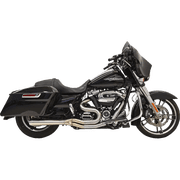 Bassani Road Rage III Short Megaphone Stainless 2-into-1 Exhaust System 1F22SS