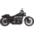 thumbnail image 1 of Bassani Road Rage Short 15.5" Megaphone Black 2-into-1 Exhaust System (1S62RB), 1 of 1