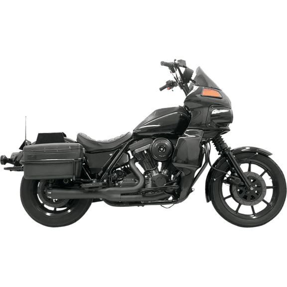 BASSANI XHAUST Road Rage 2:1 Exhaust - Black - FXR 1FXRFB