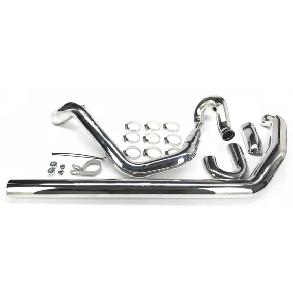 Bassani True Dual Chrome Header Pipes (11215A)