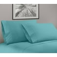 thumbnail image 1 of Bassano 1800 Series Embossed Deep Pocket Sheet Set - Super Soft & Wrinkle Free - Luxurious Bed Sheets Set (Full, Aqua), 1 of 4