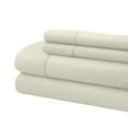 thumbnail image 1 of Bassano 1800 Series Embossed Deep Pocket Sheet Set - Super Soft & Wrinkle Free - Luxurious Bed Sheets Set (Queen, Ivory), 1 of 4
