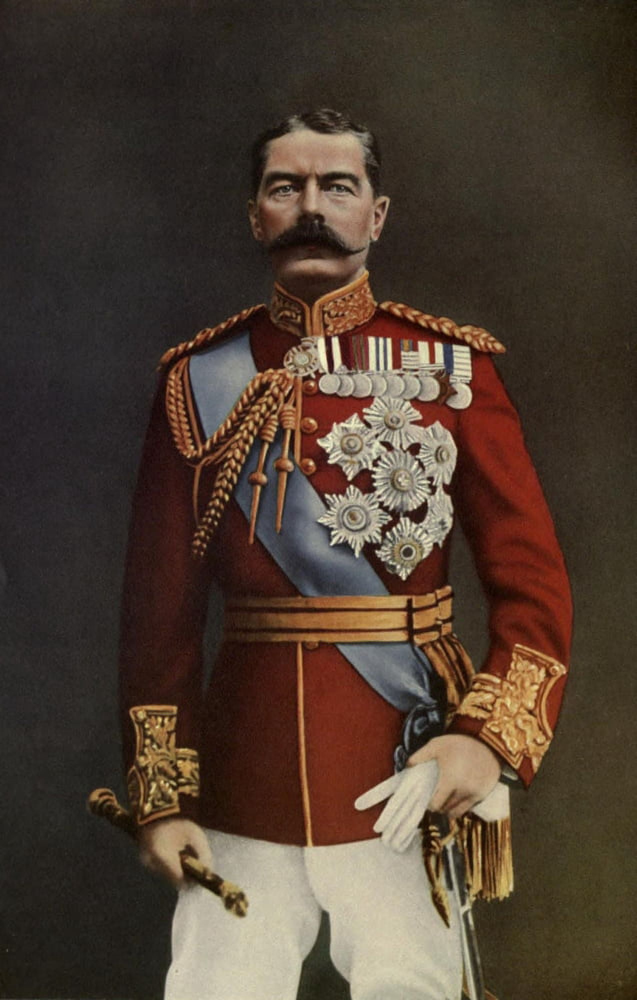 Bassano Ltd War Illustrated 1915 Lord Kitchener Canvas Art - (18 x 24)
