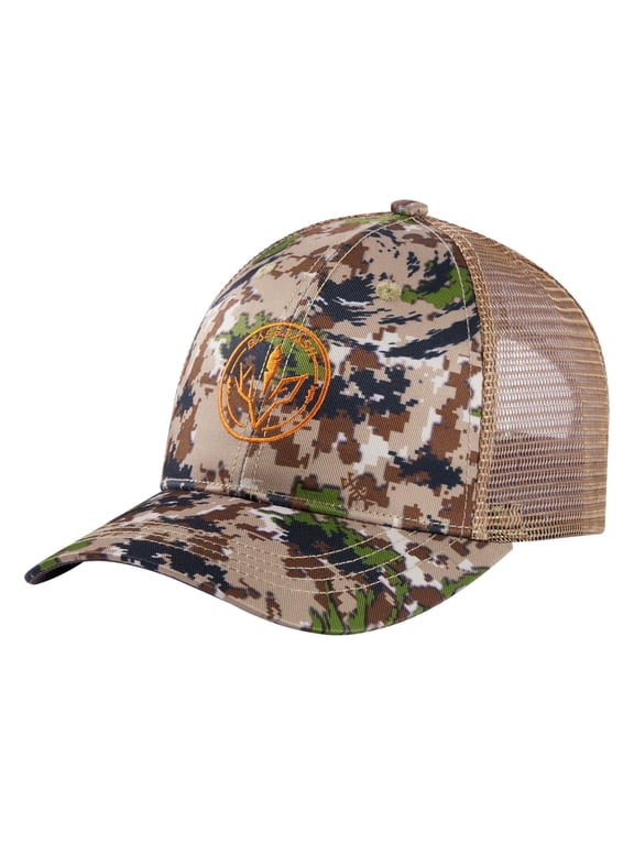 Altimate Fishing Hat Mesh Back For Men Women Adjustable Baseball Trucker Cap Hunting Camo Blaze Orange