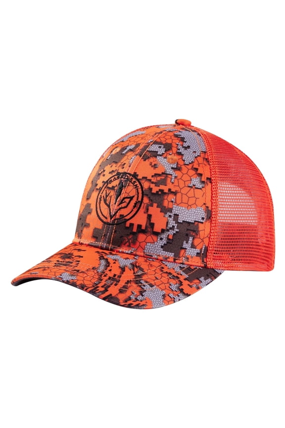 Altimate Fishing Hat Mesh Back For Men Women Adjustable Baseball Trucker Cap Hunting Camo Blaze Orange