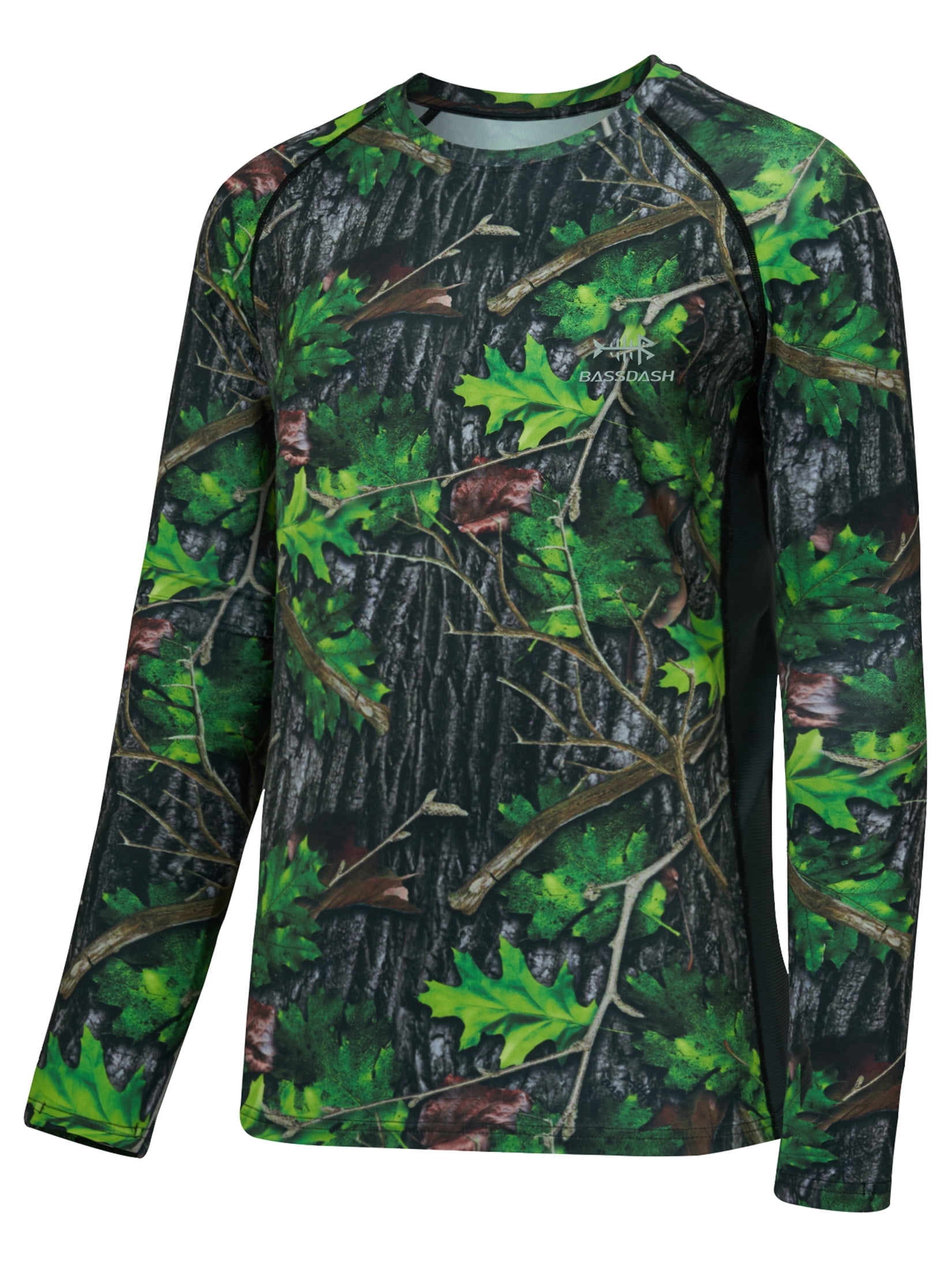 Bassdash FS13M Men's Hunting Camo Performance Long Sleeve Shirt Fishing UPF50+