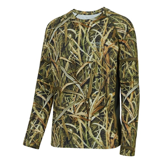 Bassdash FS13M Men's Hunting Camo Performance Long Sleeve Shirt Fishing UPF50+