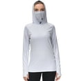 thumbnail image 1 of Bassdash FS23W Women's UPF 50+ Fishing Hoodie Shirt With Face Mask Thumb Holes, 1 of 8