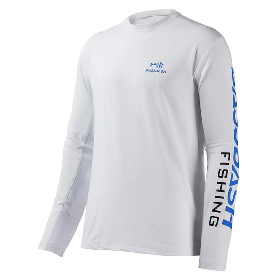 Bassdash Fishing T Shirts for Men UV Sun Protection Long Sleeve Tee T-Shirt