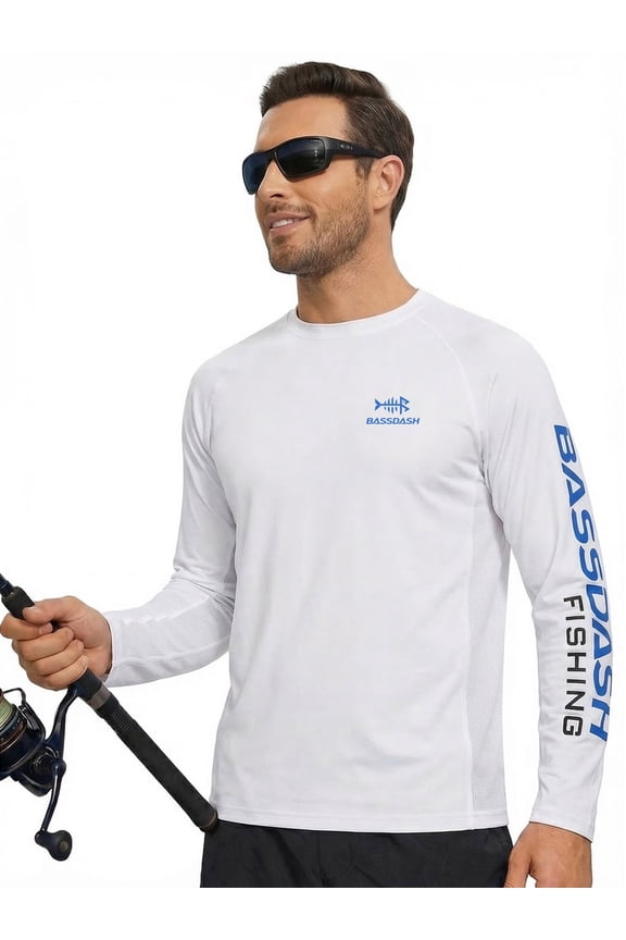 Fishing T Shirts for Men UV Sun Protection UPF 50+ Long Sleeve Tee T-Shirt