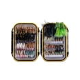 thumbnail image 1 of Bassdash Fly Fishing Assorted Flies Kit, Pack of 64 pcs Fly lure including Dry Flies, Wet Flies, Nymphs, Streamers, Terrestrials and More, with Double-Side Waterproof Fly Box, 1 of 8