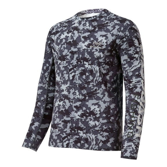 Bassdash Men’s Camo Fishing Shirts UPF 50  Long Sleeve Quick Dry Lightweight T-Shirts for Outdoor Hiking Kayaking FS37M