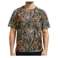 thumbnail image 1 of Bassdash Men's Camo Shirt UPF 50+ Wrinkle-free Breathable Short Sleeve UV Protection T-shirt for Hunting Hiking SR02M, 1 of 8