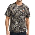 thumbnail image 1 of Bassdash Men's Camo Shirt UPF 50+ Wrinkle-free Breathable Short Sleeve UV Protection T-shirt for Hunting Hiking SR02M, 1 of 8