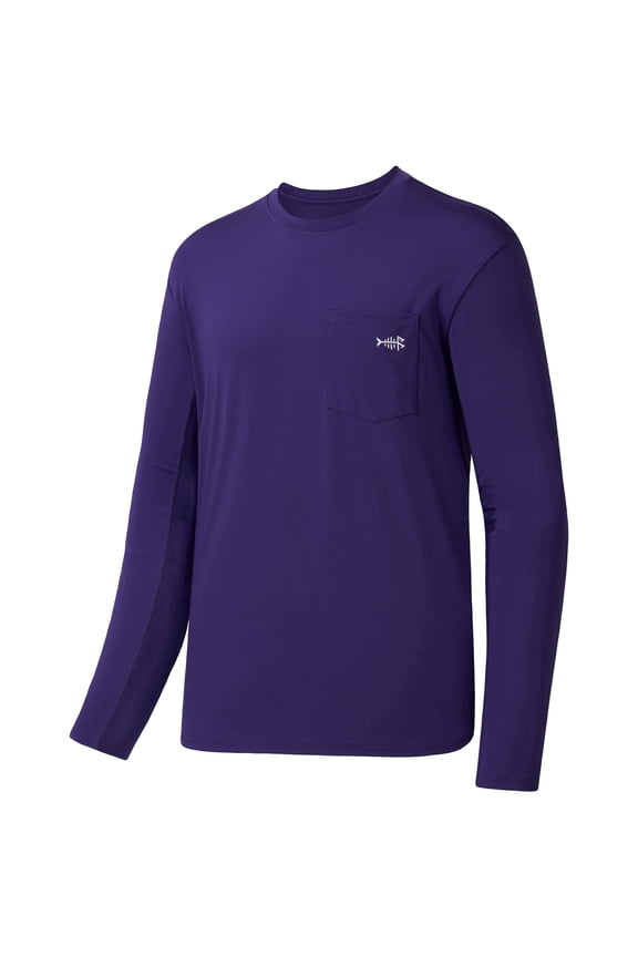 Men’s UPF 50+ Performance Long Sleeve T-Shirt UV Sun Protection Fishing Hiking Sports Shirts