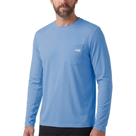 Bassdash Men’s UPF 50+ Performance Long Sleeve T-Shirt UV Sun Protection Fishing Hiking Sports Shirts