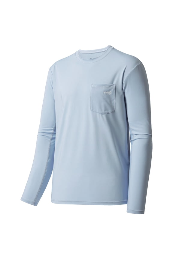 Men’s UPF 50+ Performance Long Sleeve T-Shirt UV Sun Protection Fishing Hiking Sports Shirts