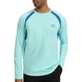thumbnail image 1 of Bassdash Men's UPF 50+ Wrinkle-free Fishing Shirt Long Sleeve Casual Tee with Breathable Mesh for Hiking Running SR01M, 1 of 8