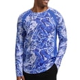 thumbnail image 1 of Bassdash Men's UPF 50+ Wrinkle-free Fishing Shirt Long Sleeve Casual Tee with Breathable Mesh for Hiking Running SR01M, 1 of 7